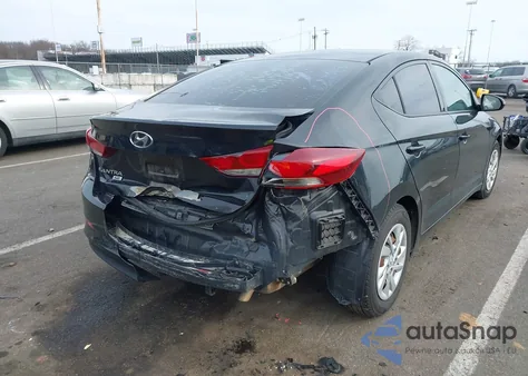 2018 Hyundai Elantra Se from USA, damaged, VIN 5NPD74LF3JH354524